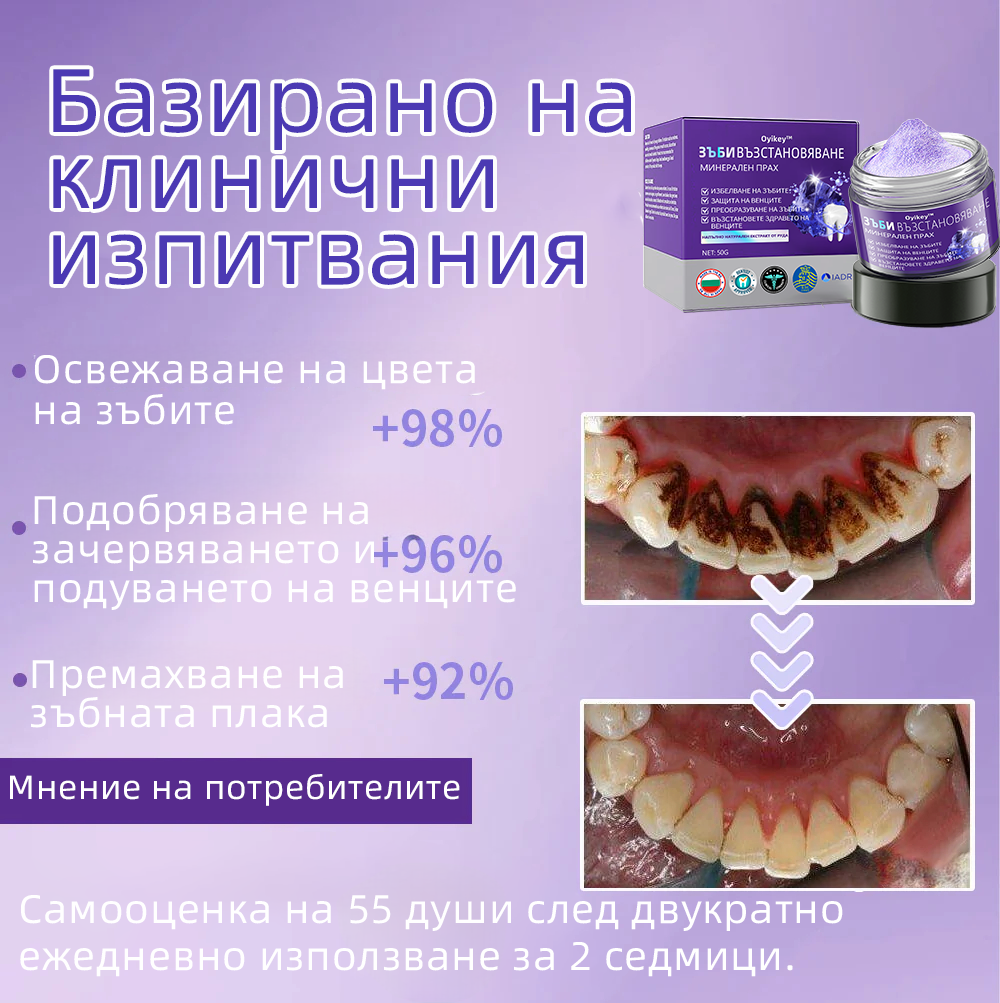 Oyikey™ Минерален прах за възстановяване на зъби🦷(BZS Препоръчано) ❤️🔥
