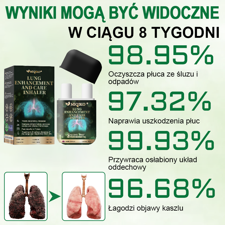 【Официална марка】👨⚕️MIQIKO® инхалатор за подобряване на белодробното здраве【🌿Препоръчва се от пулмолози🌈】