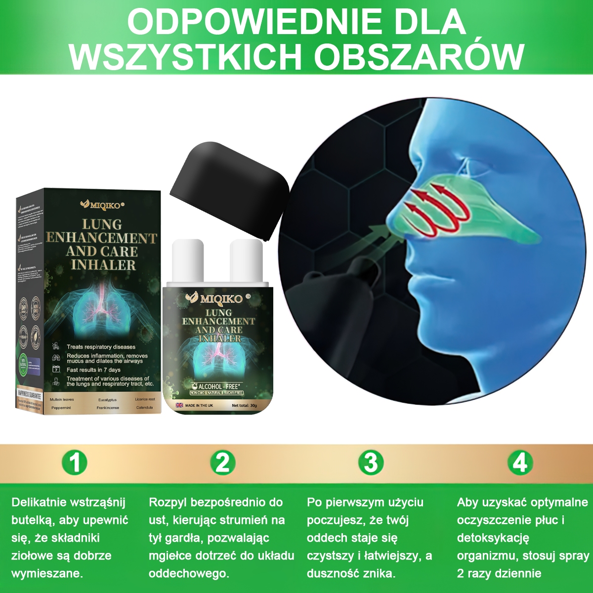 【Официална марка】👨⚕️MIQIKO® инхалатор за подобряване на белодробното здраве【🌿Препоръчва се от пулмолози🌈】