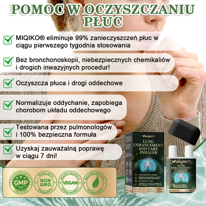 【Официална марка】👨‍⚕️MIQIKO® инхалатор за подобряване на белодробното здраве【🌿Препоръчва се от пулмолози🌈】
